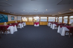 Dining Rooms Decorated for a Wedding